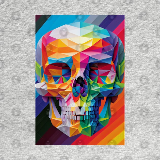 Rainbow Skull 2 by Newtaste-Store
